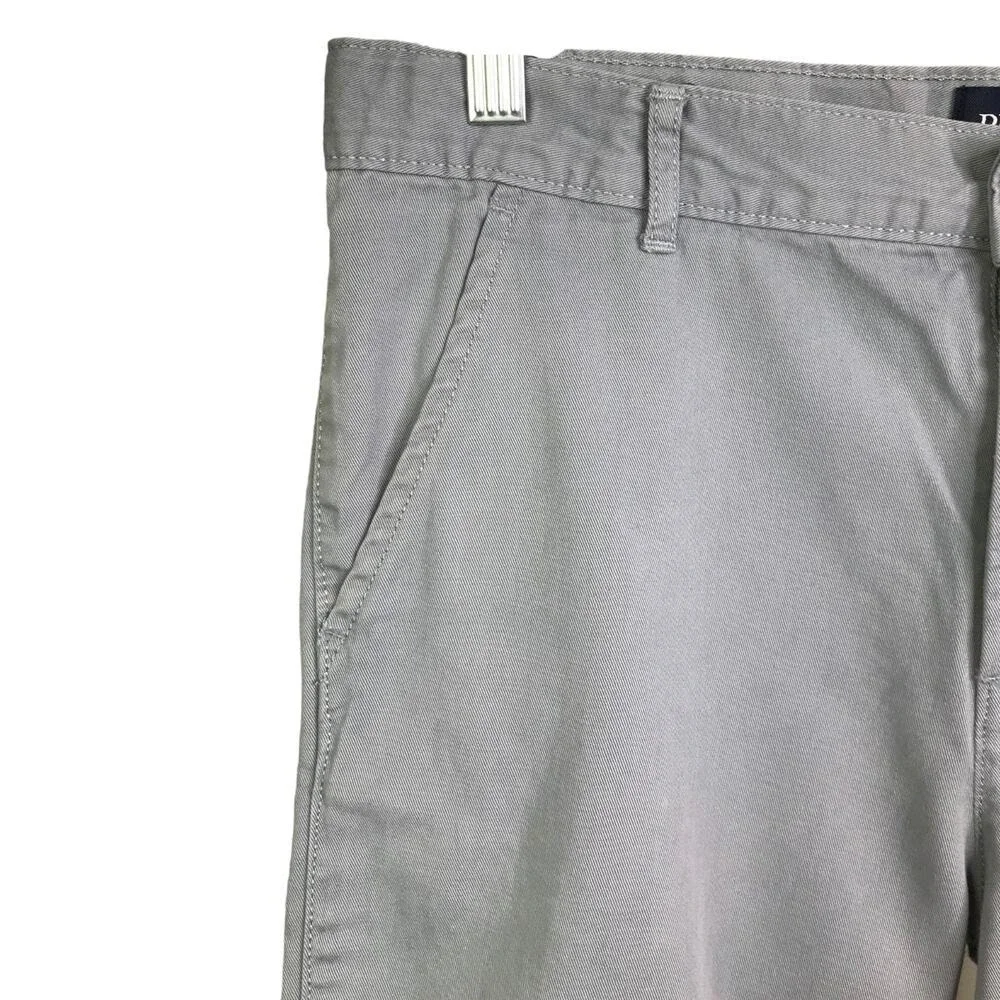 The Childrens Place‎ Boys 16 Gray Chino Pants Adjustable Waist Flat Front
